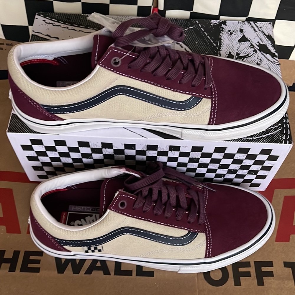 Vans Skate Old Skool Mauve Wine Men’s sneakers - Picture 3 of 16